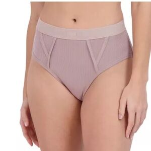 Steve Madden Women's Ribbed High-Waisted Brief Underwear